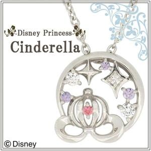 【Disney/ディズニー】シンデレラ カボチャの馬車 シルバーネックレス|レディースアクセサリー