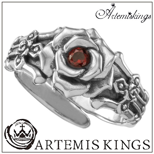 Artemis Kings/アルテミスキングス】 クリムゾン ローズ リング 