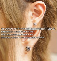 【SAITAL】アラベスク ストーン シルバーピアス|メンズアクセサリー
