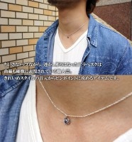 【SAITAL】アラベスク ストーン シルバーネックレス|メンズアクセサリー