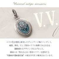 ★送料無料★ Quetzal リリーオーバルペンダント シルバーアクセサリー ブランド シルバーペンダント|メンズアクセサリー