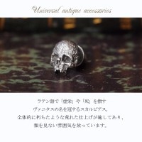 Quetzal ヴァニタスピアス シルバーアクセサリー 1P 方耳用 ブランド シルバーピアス|メンズアクセサリー