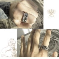 Quetzal ブラーゼンリング3 （9号～30号） シルバーアクセサリー