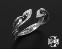 DEAL DESIGN ディールデザイン タイニースネークリング 7号〜21号 シルバーリング 指輪|メンズアクセサリー