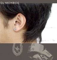Dr MONROE ドクターモンロー ストーンホイールピアス|メンズアクセサリー