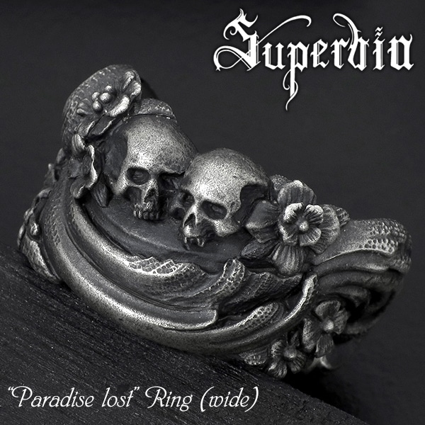 Superbia 失楽園 リング(ワイド) 11号～27号 Paradise lost シルバー