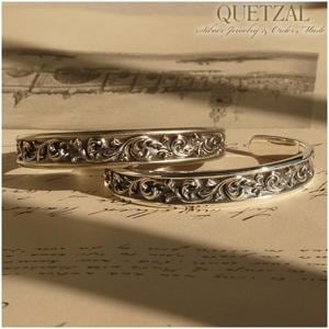 Quetzal ブラーゼンバングル ブランド シルバーブレスレット ブレスレット シルバー925|メンズアクセサリー