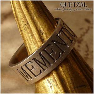 Quetzal メメントモリリング シルバーリング 5号〜27号 ブランド リング シルバー925 メンズ ケツァール|メンズアクセサリー