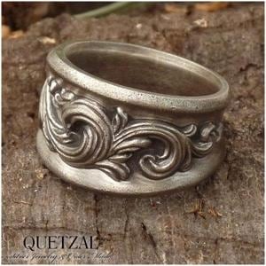 Quetzal ブラーゼンリング2 シルバーリング 3号〜30号 ブランド リング シルバー925 メンズ ケツァール|メンズアクセサリー