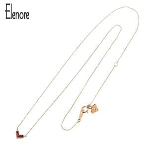 Elenore Jewelry 10���ӡ��ϡ��ȥڥ����� ����Υ����奨�꡼ �ͥå��쥹 ���������դ� K10 �ե��ߥ˥� ��ǥ����� ������ �⺿