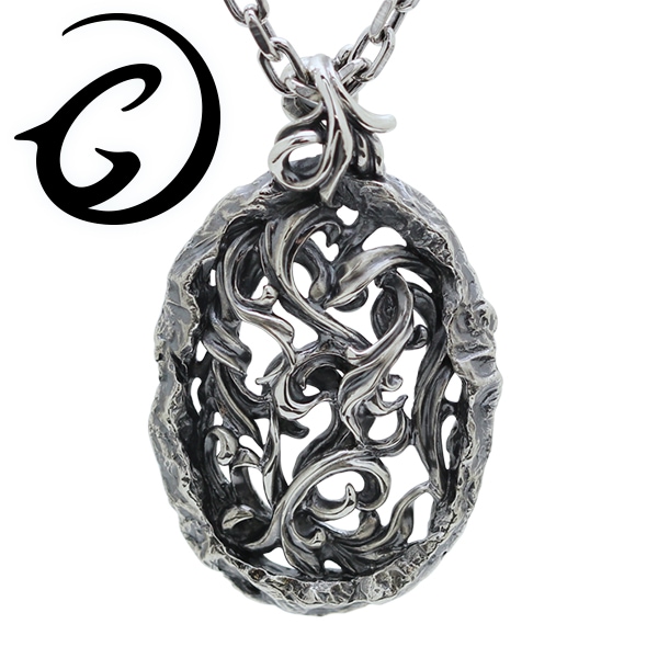 GIGOR ジゴロウ ベラフレッジペンダント シルバーネックレス シルバー  