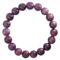 ルビー 5A グレード ブレスレット 10mm 18cm 誕生石 7月 天然石