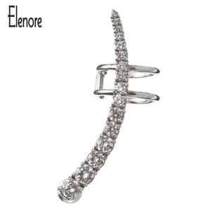 Elenore Jewelry パヴェイヤークライマーピアス 右耳用/左耳用 エレノアジュエリー Pave climber earring シルバー925 片耳用 イヤーカフ|レディースアクセサリー