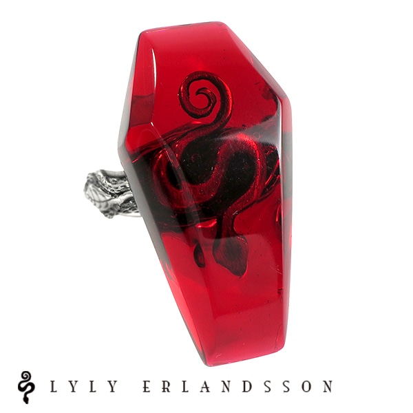 LYLY ERLANDSSON リリーエルランドソン リング レッド スネーク LYLY