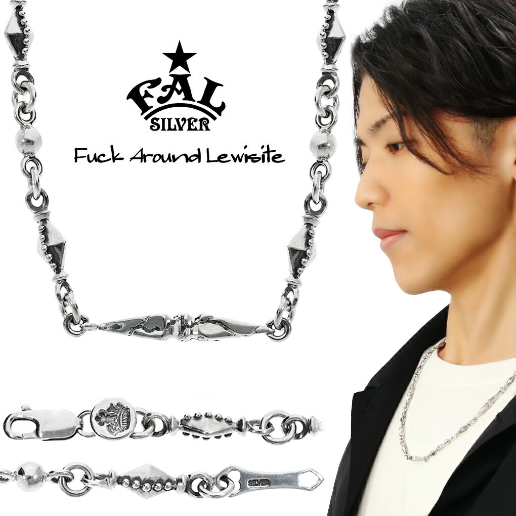 F.A.L シルバー925 ネックレス F.A.L フォー サイデッド ピラミッド カラム ネックレス