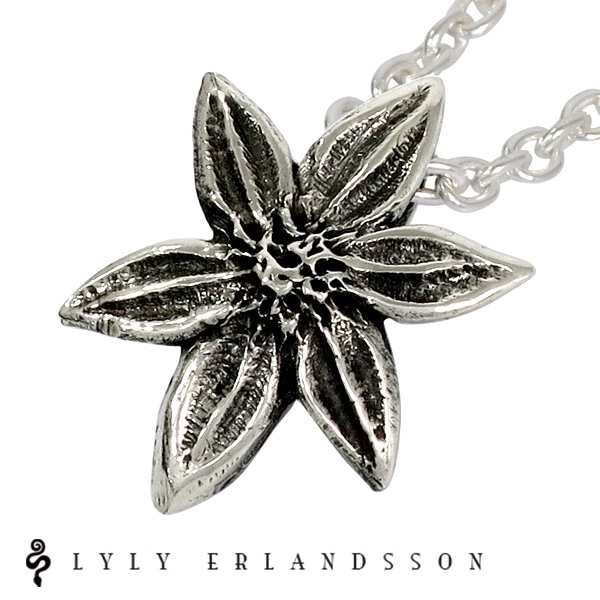 LYLY ERLANDSSON the BLOOM �ͥå��쥹 ��꡼������ɥ��� �֥롼�� �� �ڥ����� ����С��ͥå��쥹 ����С�925 ɴ��