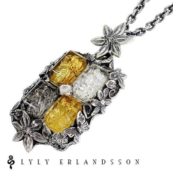 LYLY ERLANDSSONthe SPECTRUM Material Mix �ͥå��쥹 ��꡼������ɥ��� ���ڥ��ȥ� �� �ڥ����� ����С��ͥå��쥹