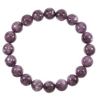 レピドライト ブレスレット 10mm 17～18cm M～L サイズ 天然石 