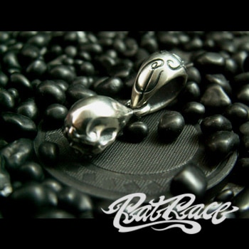 RAT RACE ラットレース ティアドロップスカルトップ シルバー 