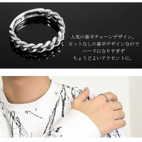 シルバー925 喜平チェーン デザイン リング シルバー925 喜平チェーンリング silver925 喜平リング チェーン