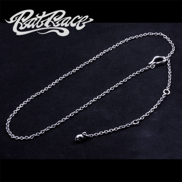 RAT RACE ラットレース フレアフックネックチェーン N 60cm シルバー