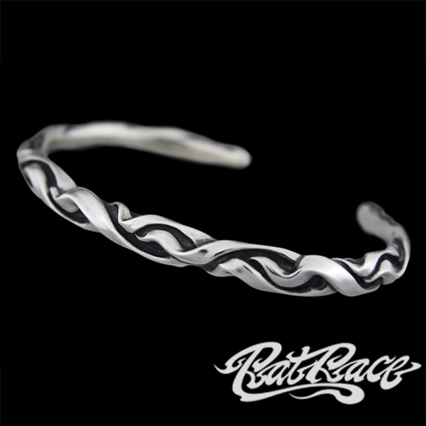 RAT RACE ラットレース アンデュレートフレアバングル シルバー
