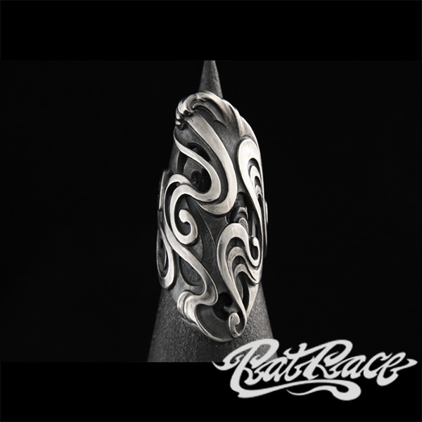 ラットレースリング RAT RACE ラットレース R.A.W ザ フロウリング シルバーリング 7～30号