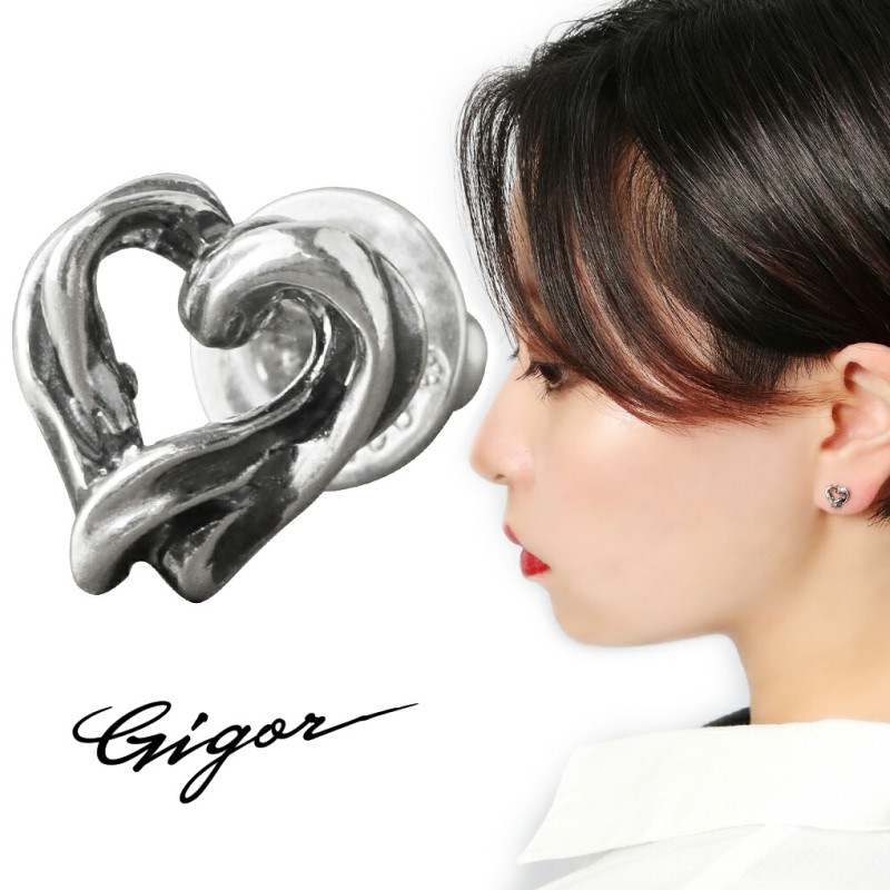 GIGOR ジゴロウ ツーピース ピアス 1P 片耳用 シルバー レディース