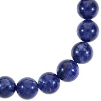 ソーダライト 高品質 ブレスレット 9.5mm 17～19cm M～LL サイズ