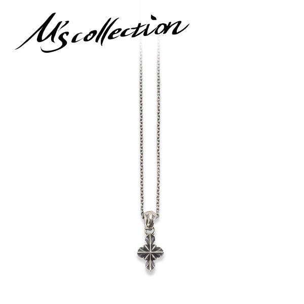 M's collection エムズコレクション ミニクロスペンダント チェーン