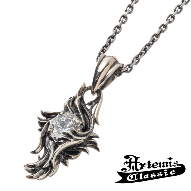 アルテミスクラシック フレアペンダント Artemis Classic チェーン付 シルバーネックレス フレア 炎 ネックレス 一粒石 ジルコニア-シルバーアクセサリー天然石通販ショップ新宿銀の蔵 アルテミスクラシック フレアペンダント Artemis Classic チェーン付 シルバーネックレス フレア 炎 ネックレス 一粒石 ジルコニア-シルバーアクセサリー天然石通販ショップ新宿銀の蔵