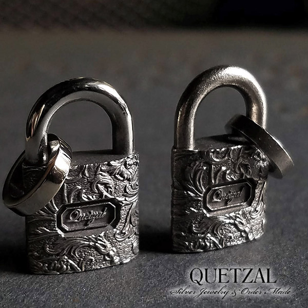 Quetzal パドロックペンダント ペンダントトップ チェーンなし