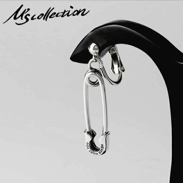 M's collection エムズコレクション セーフティピン イヤリング 1P