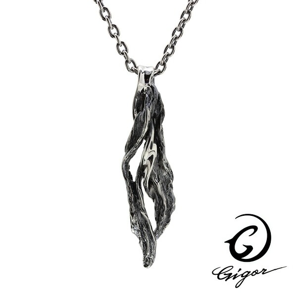 GIGOR ジゴロウ クロウウッドペンダント チェーン付 シルバー