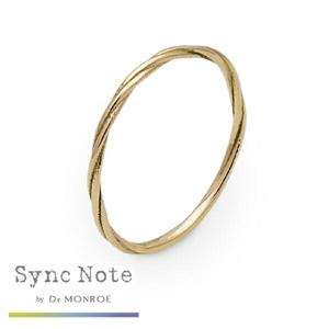Dr MONROE ドクターモンロー シンクノート K10 ゴールド リング 指輪 5〜9号 金 10K 10金 ブランド レディース 女性 彼女 かわいい|メンズアクセサリー