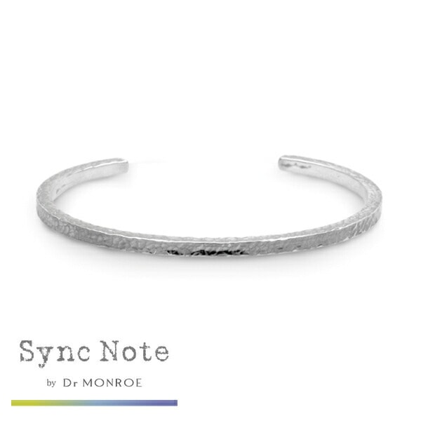 Dr MONROE ドクターモンロー シンクノート シルバー タタキ バングル
