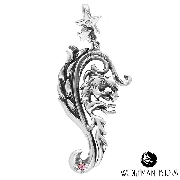 狼(大口真神)ペンダントトップ(デザイナー１点物) 狼(大口真神)ペンダントトップ(デザイナー1点物)