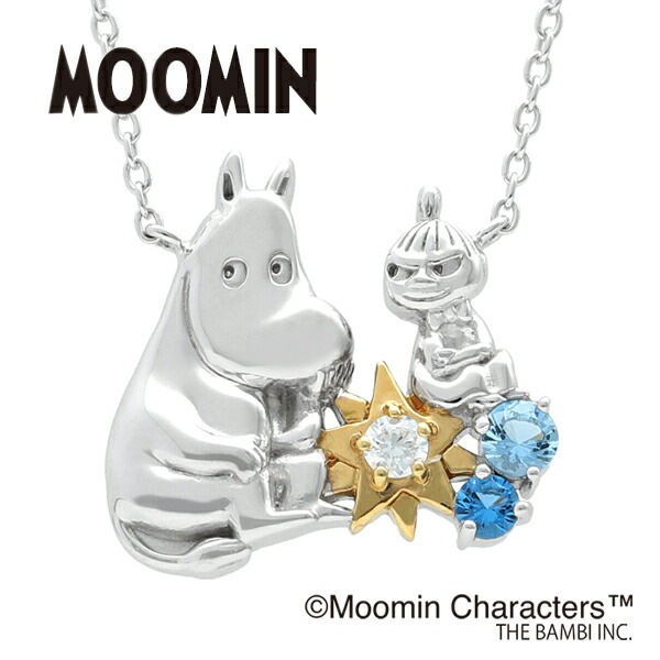 MOOMINリトルミィ ネックレスシルバー 公式グッズ アクセサリー ジュエリー ムーミン＆リトルミイ スター ネックレス シルバー925 公式