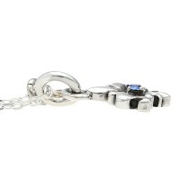 カットアウト フレア チャーム ネックレス チェーン付 シルバー925 