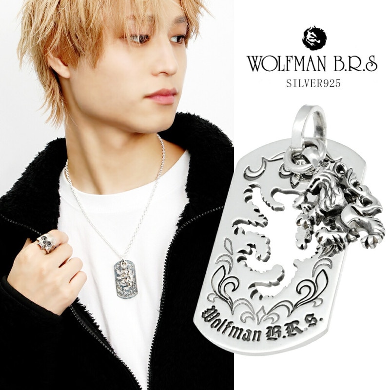 GUCCI 狼の頭部 ネックレス LOVED ペンダントトップ グッチ GUCCI ネックレス 476930 J8400 0811 ANGER FOREST WOLF