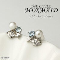 ★DISNEY STORE　 新品未使用　ゴールド　リトルマーメイド ディズニー リトルマーメイド アリエル ゴールド ピアス Disney