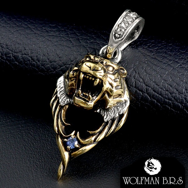 ウルフマン T-KEIGO タイガー スピリット チャーム G シルバー