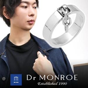 Dr MONROE ドクターモンロー チェーンリング 13号〜23号 シルバー リング 指輪 メンズリング シルバーリング 鎖 平打ち シンプル|メンズアクセサリー