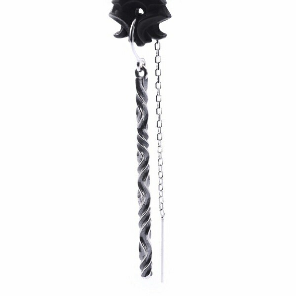 DEAL DESIGN ディールデザイン RT:FLICK CHAIN PIERCE シルバー フックピアス 1P 片耳用 シルバーピアス レディース メンズ 女性 男性