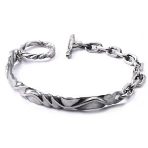 DEAL DESIGN ディールデザイン RT:ID BRACELET シルバーブレスレット メンズ ブレスレット ブレス 腕輪 チェーン プレート マンテル|メンズアクセサリー