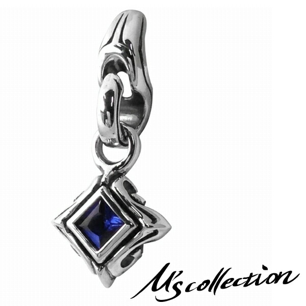 M's collection エムズコレクション シルバー925 ドロップ ストーン
