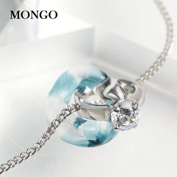MONGO ή�� �٥ӡ���� �ͥå��쥹 (�֥롼���꡼��) ����С�925 ���饹 ���륳�˥� �ڥ����� ����С��ͥå��쥹 2Ϣ��� ���