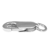 ゴールドシルバーネックレス ロブスタークラスプ ロブスター 金具 16.3mm シルバー925 1個売り バラ売り ロブスター金具