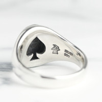 PUERTA DEL SOL ロゴ シグネットリング 7～23号 指輪 リング 印台