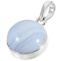 ブルーレースアゲート シルバー ペンダントトップ 天然石
